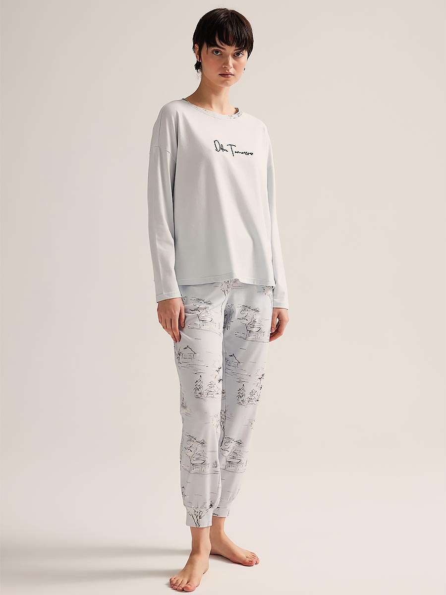 Пижама женская "Japanese Houses"