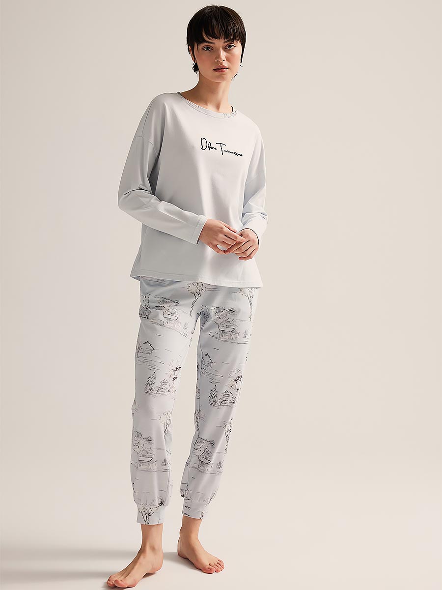 Пижама женская "Japanese Houses"