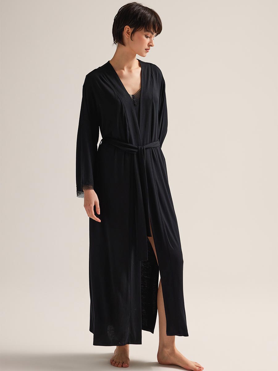 Халат женский "Lace Viscose"
