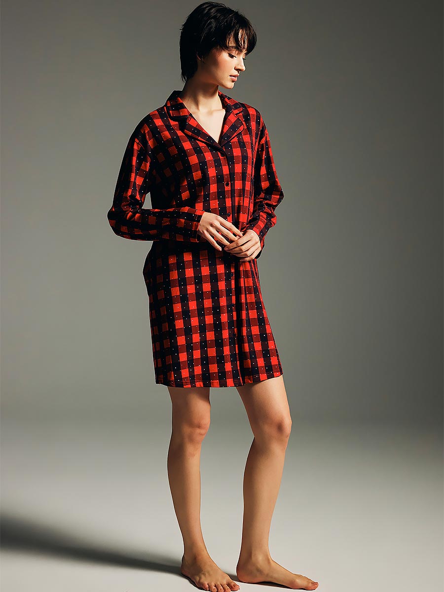 Халат женский "Snow Check"