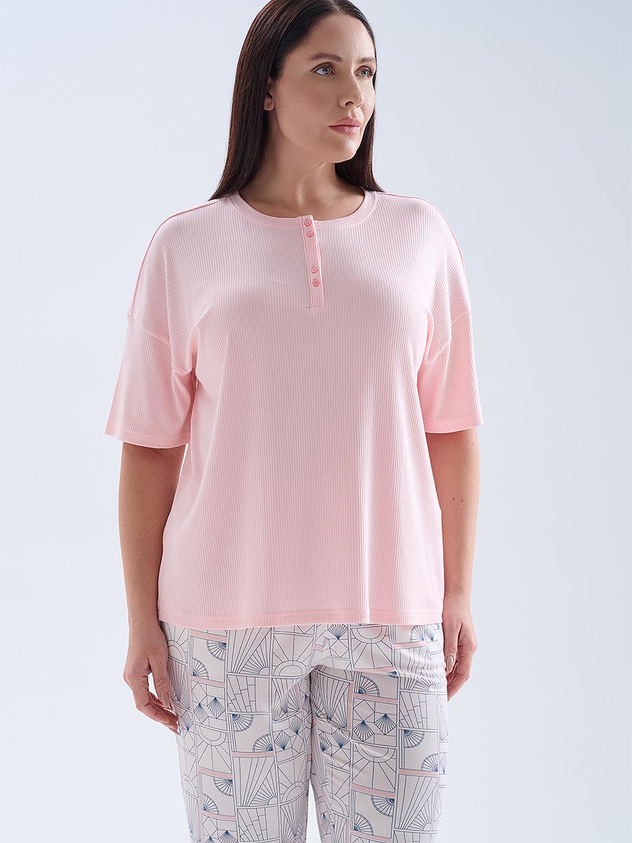 Пижама женская "Çini Desen Viscose Plus Size"