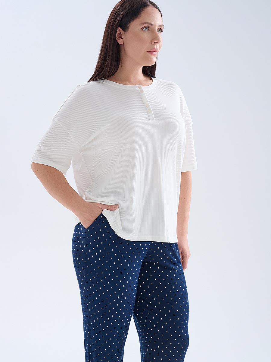 Пижама женская "Kaktüs Plus Size"