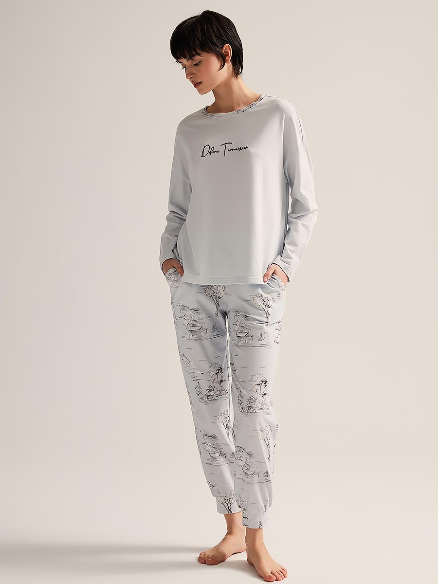 Пижама женская "Japanese Houses"