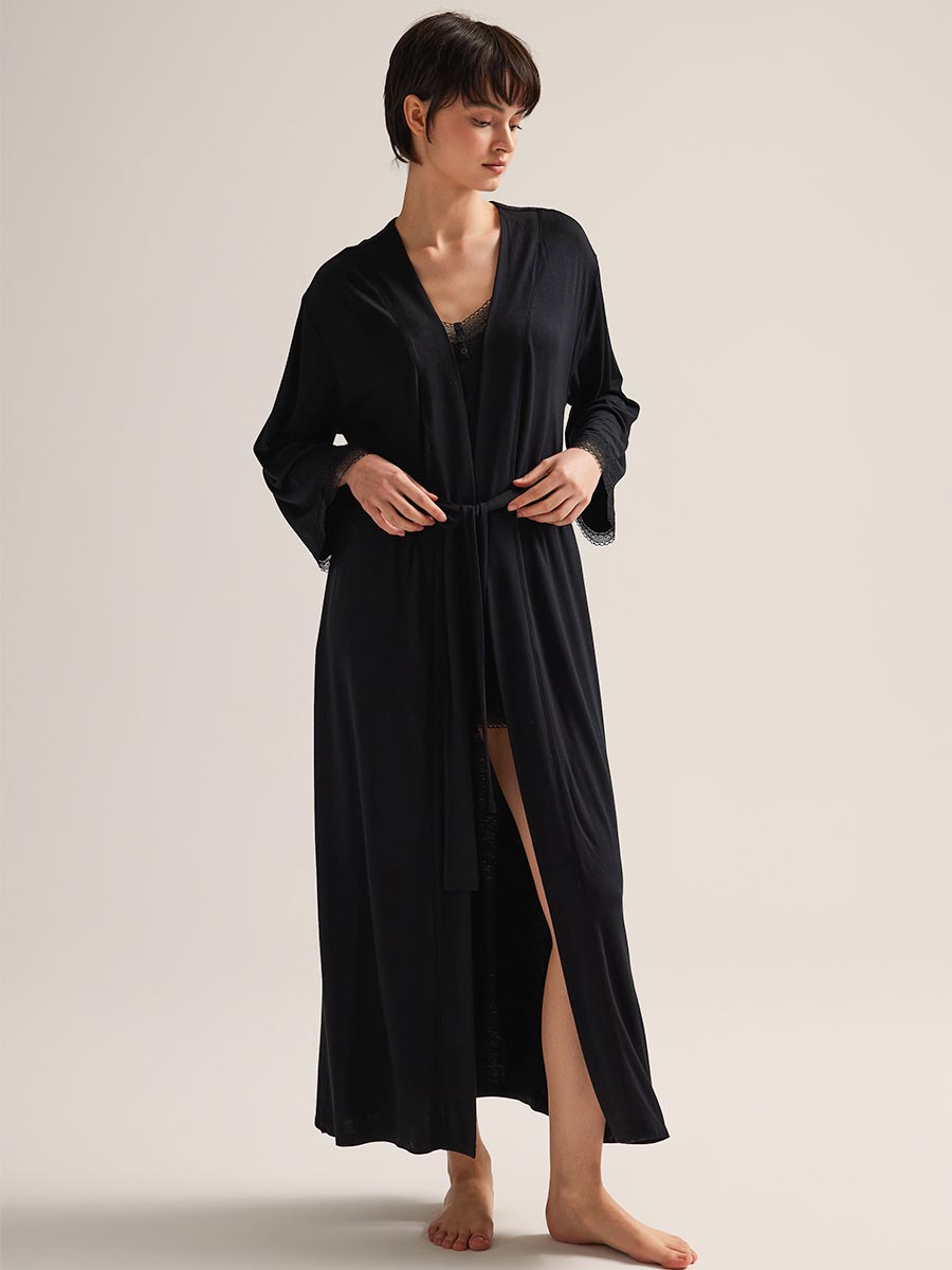 Халат женский "Lace Viscose"