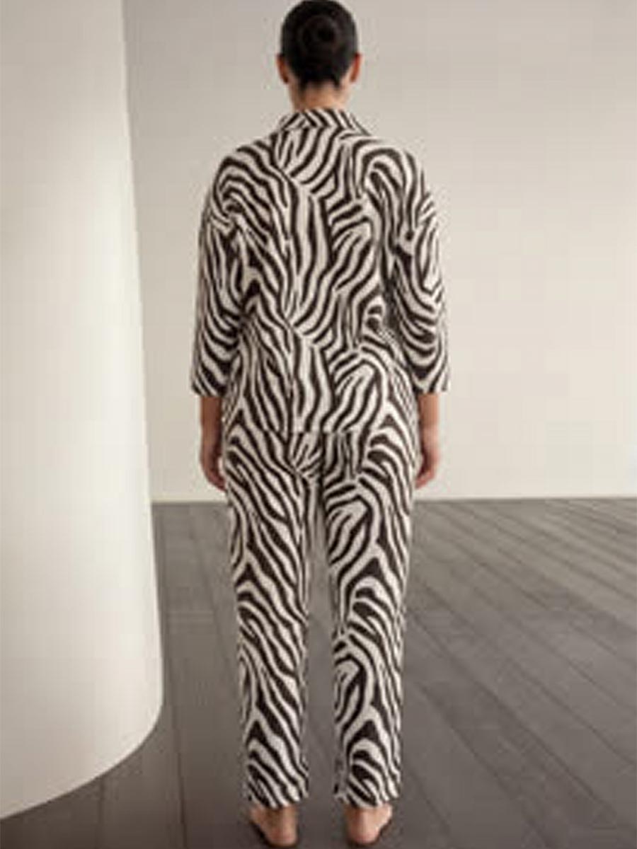 Пижама женская "Zebra Plus Size"