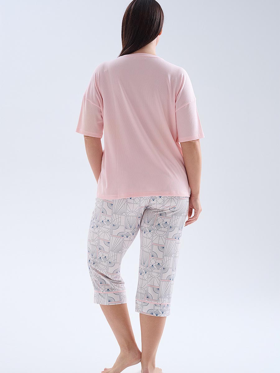 Пижама женская "Çini Desen Viscose Plus Size"