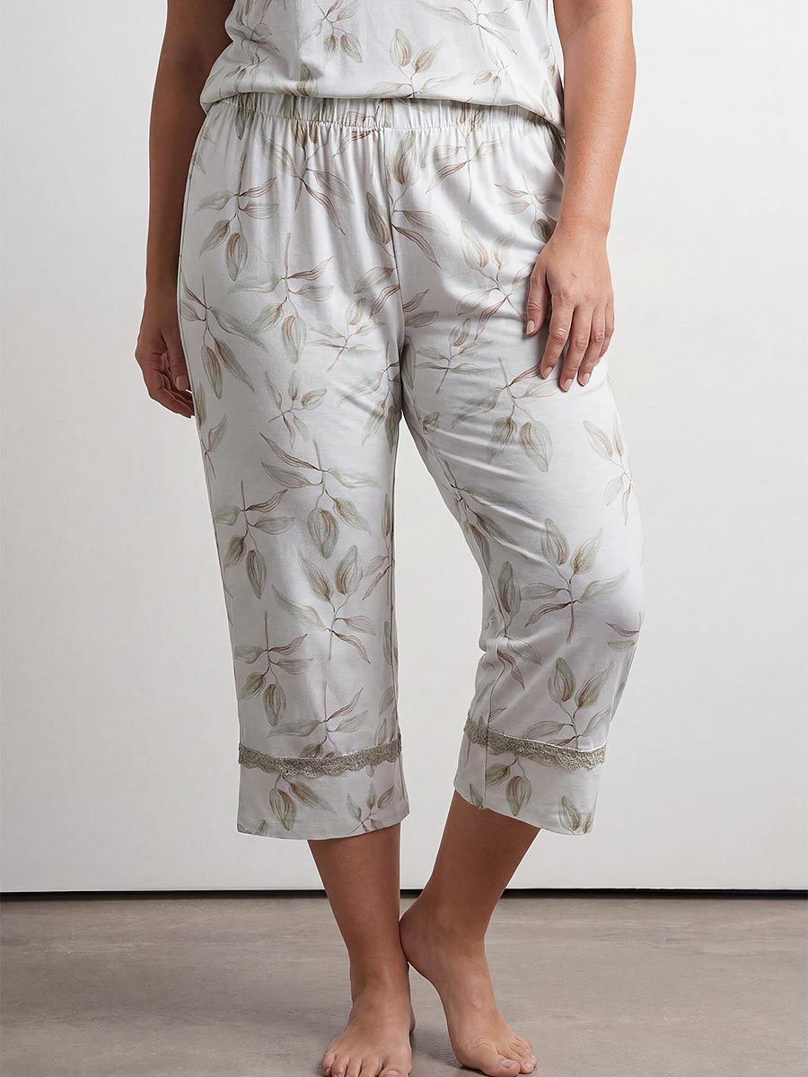 Пижама женская "Leaves Plus Size"