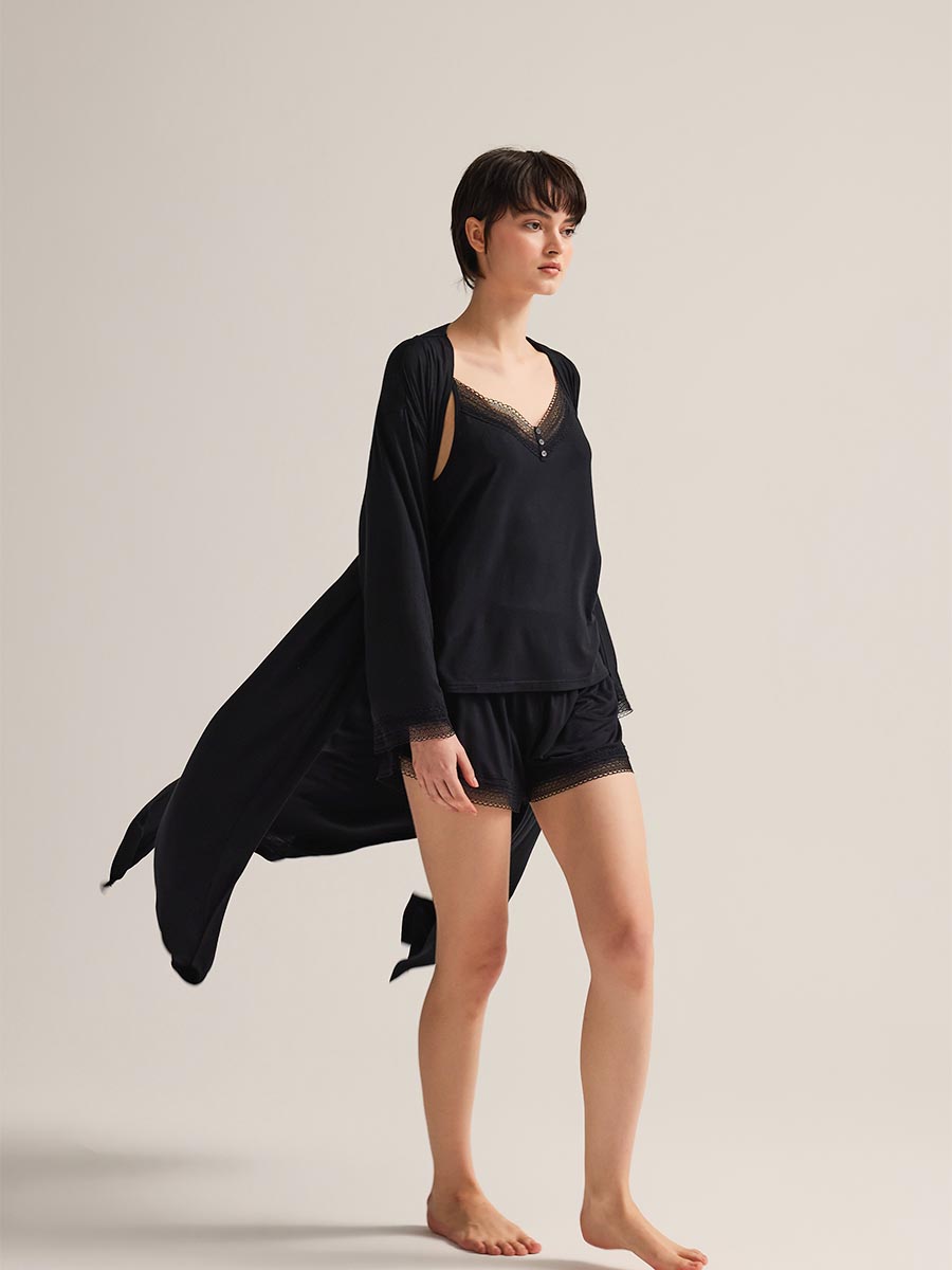 Халат женский "Lace Viscose"