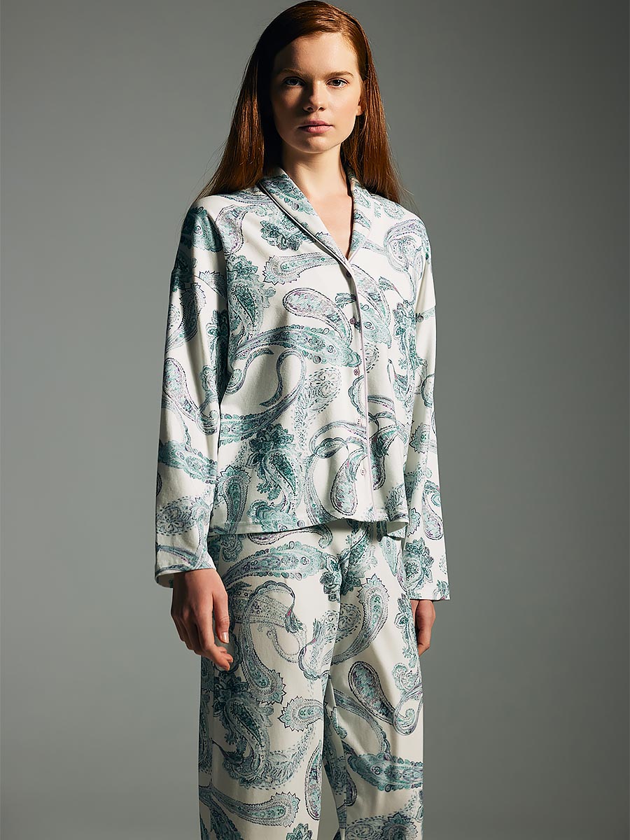 Пижама женская "Blue Ethnic"