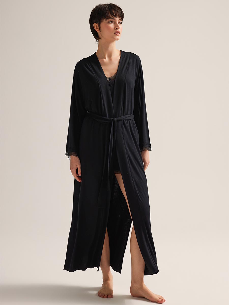 Халат женский "Lace Viscose"