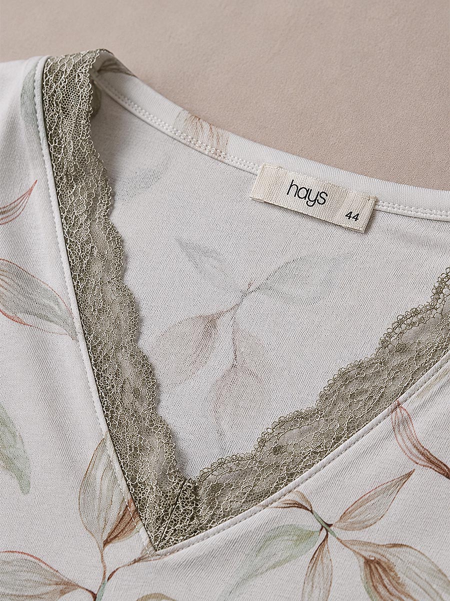 Пижама женская "Leaves Plus Size"