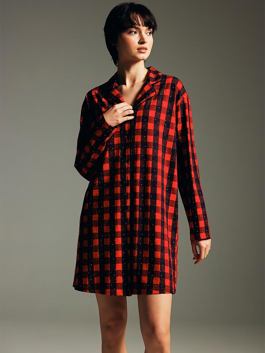 Халат женский "Snow Check"