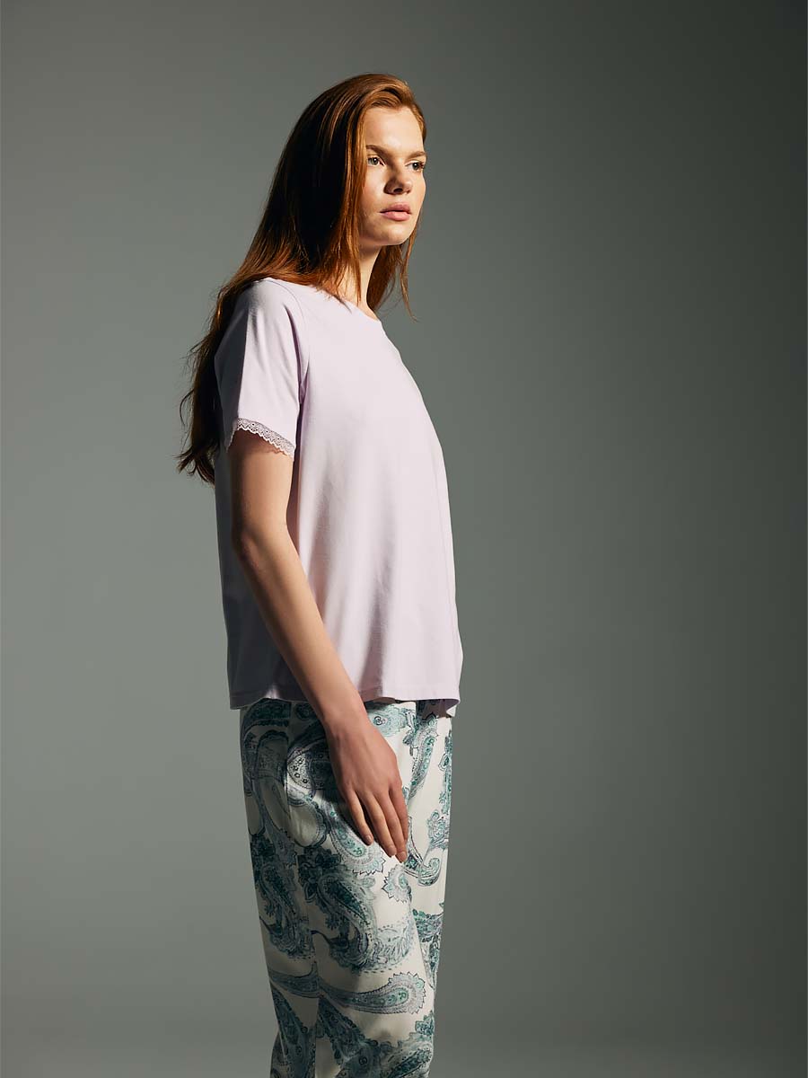 Пижама женская "Blue Ethnic"