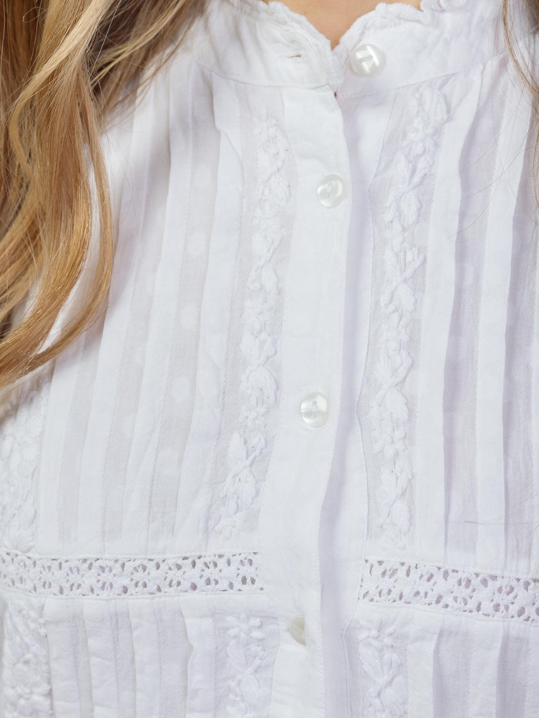 Платье (хлопок) с вышивкой