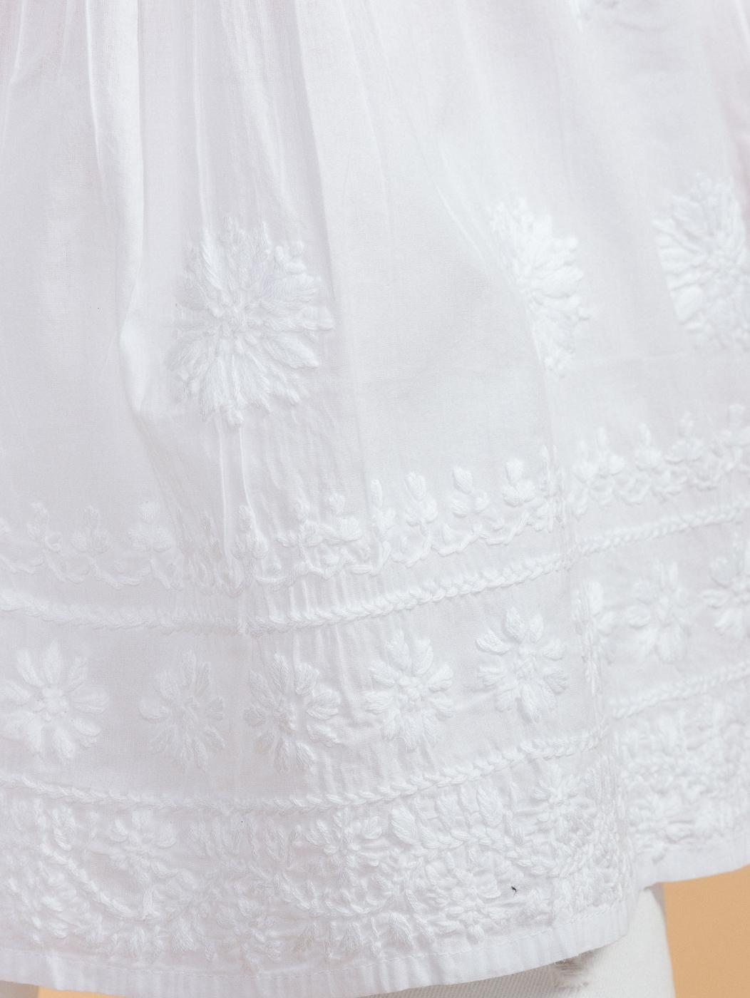 Блузка (хлопок) с вышивкой