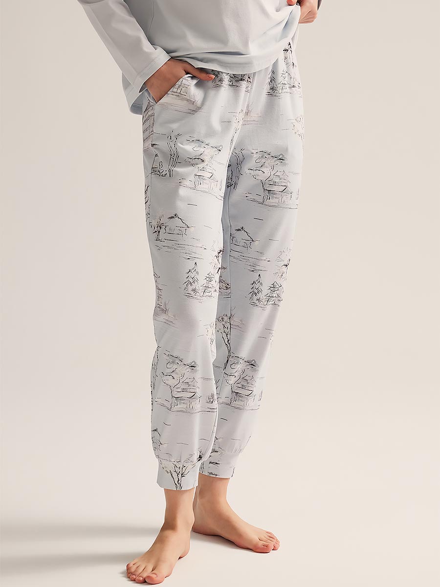 Пижама женская "Japanese Houses"