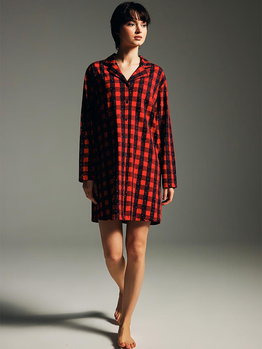 Халат женский "Snow Check"