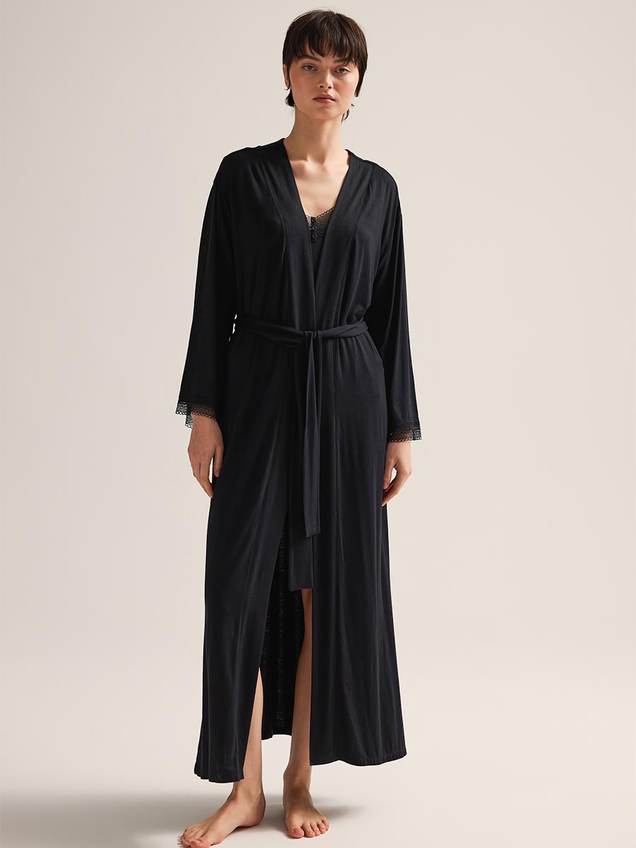 Халат женский "Lace Viscose"