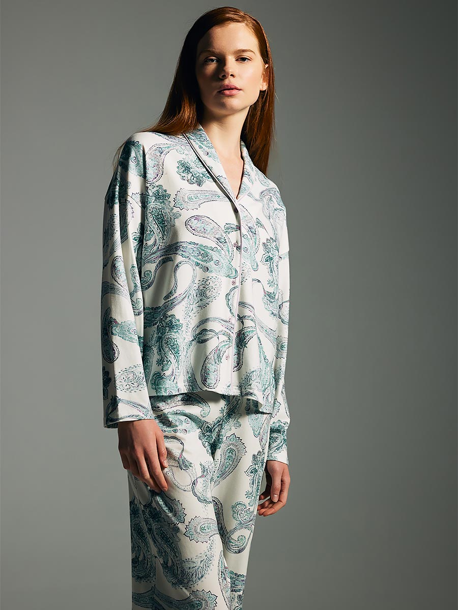 Пижама женская "Blue Ethnic"