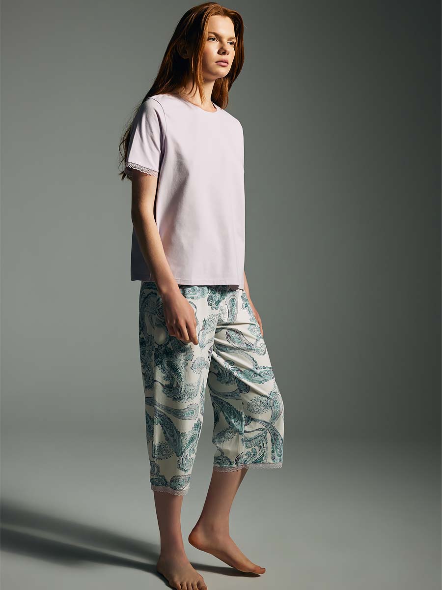 Пижама женская "Blue Ethnic"