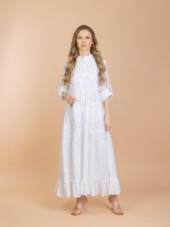 Платье (хлопок) с вышивкой