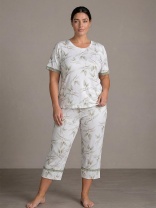 Пижама женская "Leaves Plus Size" Пижама женская "Leaves Plus Size"