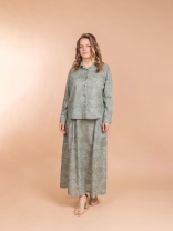 Костюм юбка и блузка (вискоза, лен) Костюм юбка и блузка (вискоза, лен)