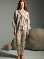 Пижама женская "Brown Leaf Viscose" Пижама женская "Brown Leaf Viscose"