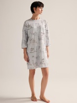 Женская сорочка "Japanese Houses"